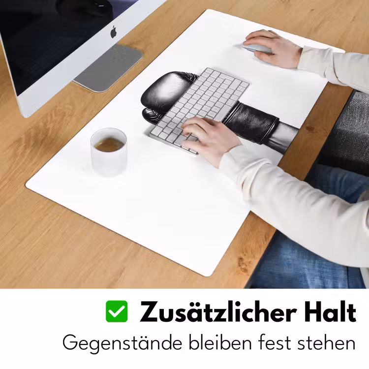 Bokshandschoen - Zwart - Hand Muismat XXL klein -ysfeer3_duits