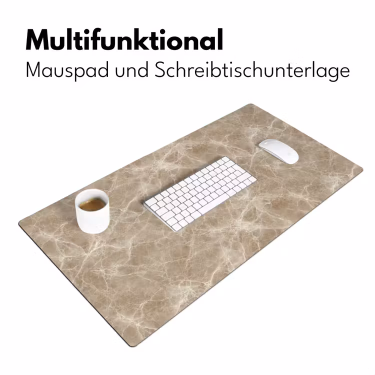 Bruin - Kristaladers - Marmer Muismat XXL klein 681 -ysfeer4_duits