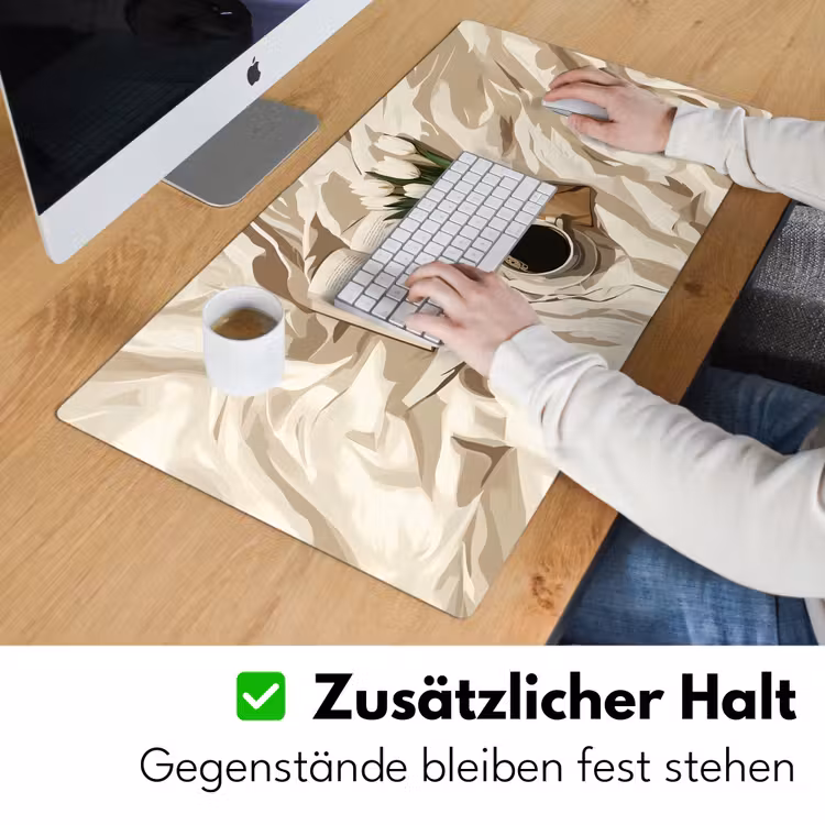 Boek - Illustratie - Tulpen - Koffie Muismat XXL klein -ysfeer3_duits