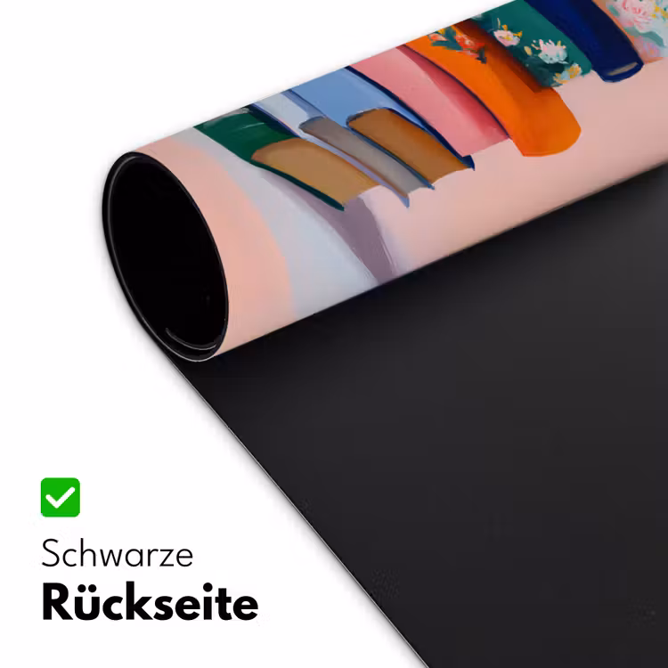 Boeken - Stapel - Kleurrijk Muismat XXL klein -ysfeer2_duits