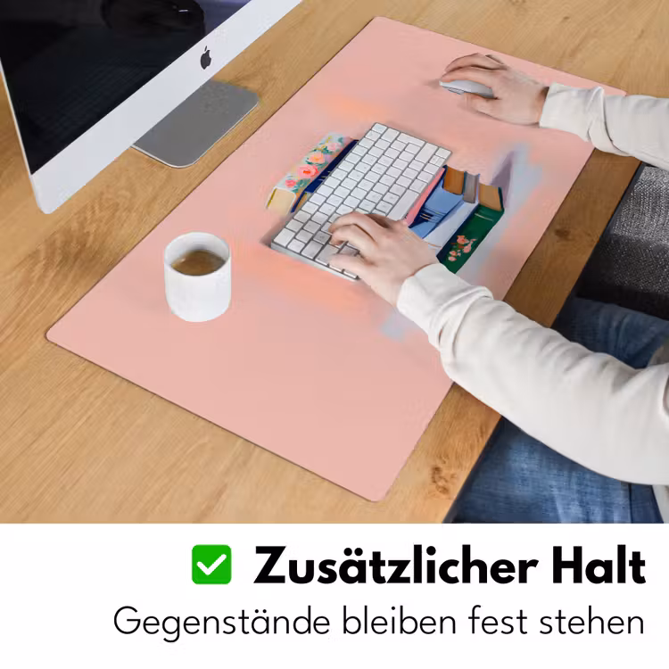 Boeken - Stapel - Kleurrijk Muismat XXL klein -ysfeer3_duits