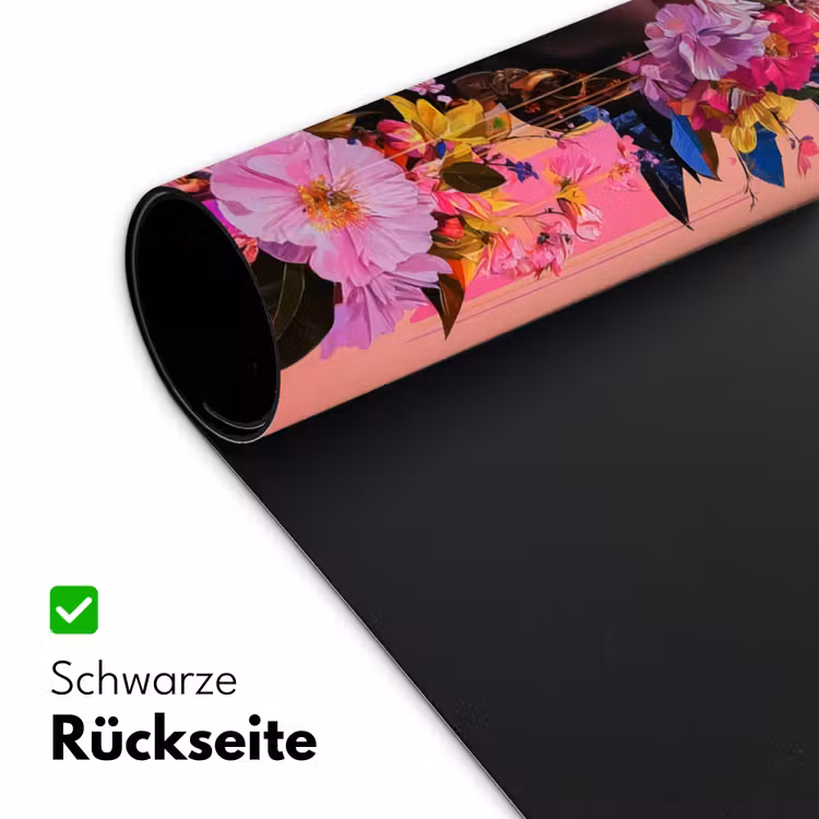 Kleurrijk - Bloemen - Vrouw - Zon Muismat XXL klein -ysfeer2_duits