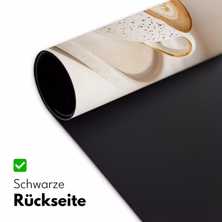 Cappuccino - Schuim - Schotel - Beige Muismat XXL klein -ysfeer2_duits