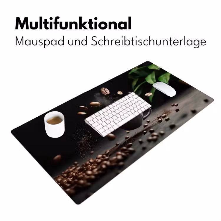 Cappuccino - Kop - Bonen - Bruin Muismat XXL klein -ysfeer4_duits