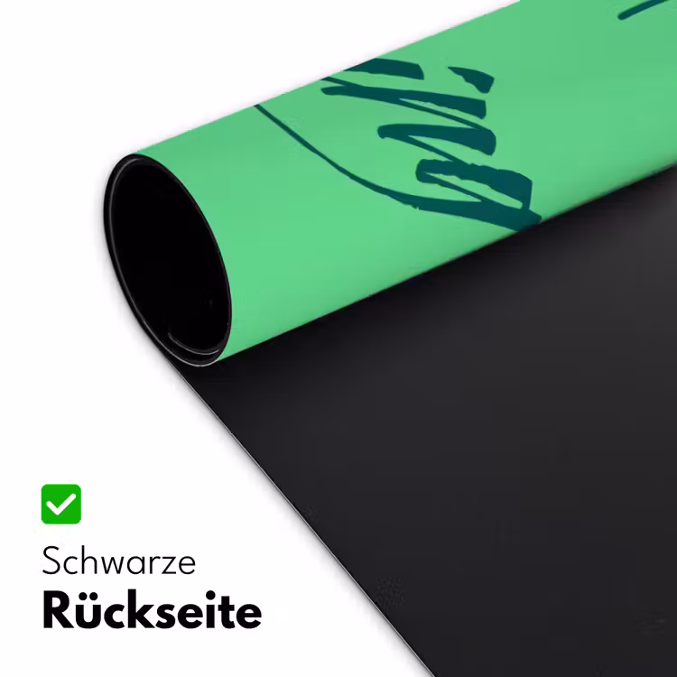 c'est la fucking vie - Groen - Penseelstijl Muismat XXL klein -ysfeer2_duits