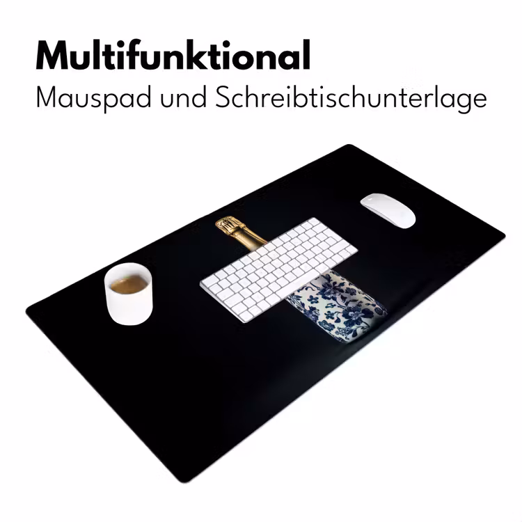 Champagne - Bloemen - Goud - Chique Muismat XXL klein -ysfeer4_duits