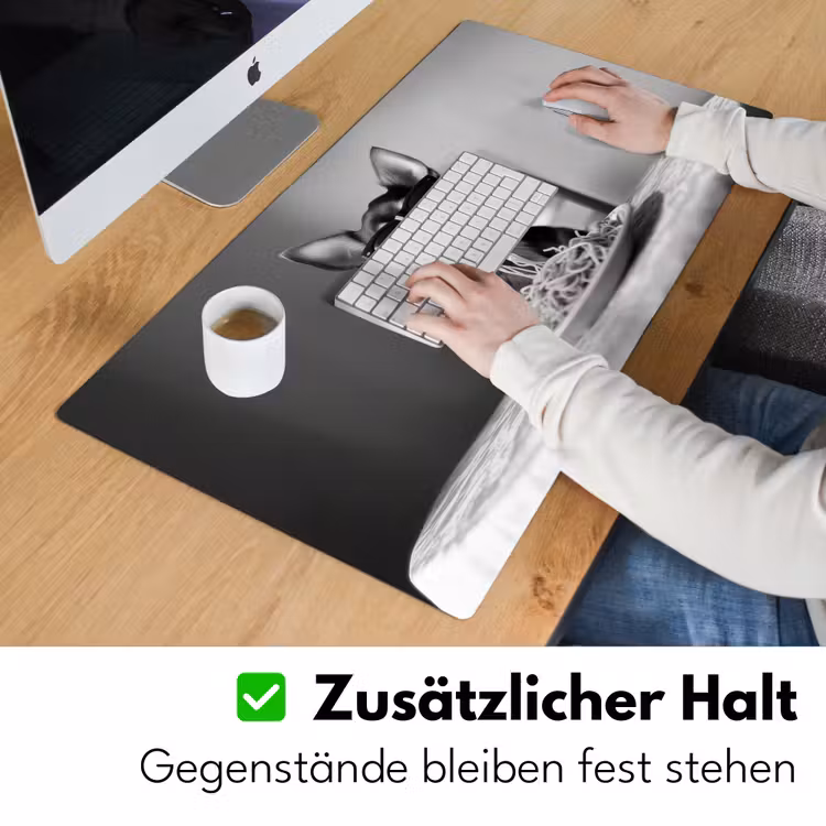 Chihuahua - Hond - Zonnebril - Humoristisch - Zwart - Wit - Spaghetti Muismat XXL klein -ysfeer3_duits