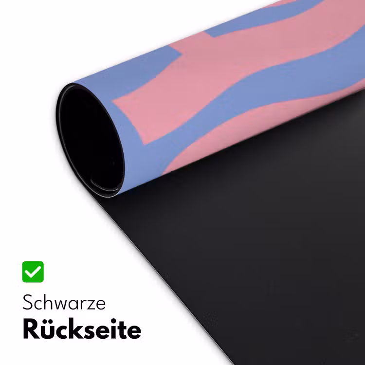Ciao - Roze - Blauw - Golvend Muismat XXL klein -ysfeer2_duits