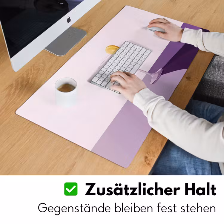 Cocktail - Paars - Minimalistisch - Citroen Muismat XXL klein -ysfeer3_duits