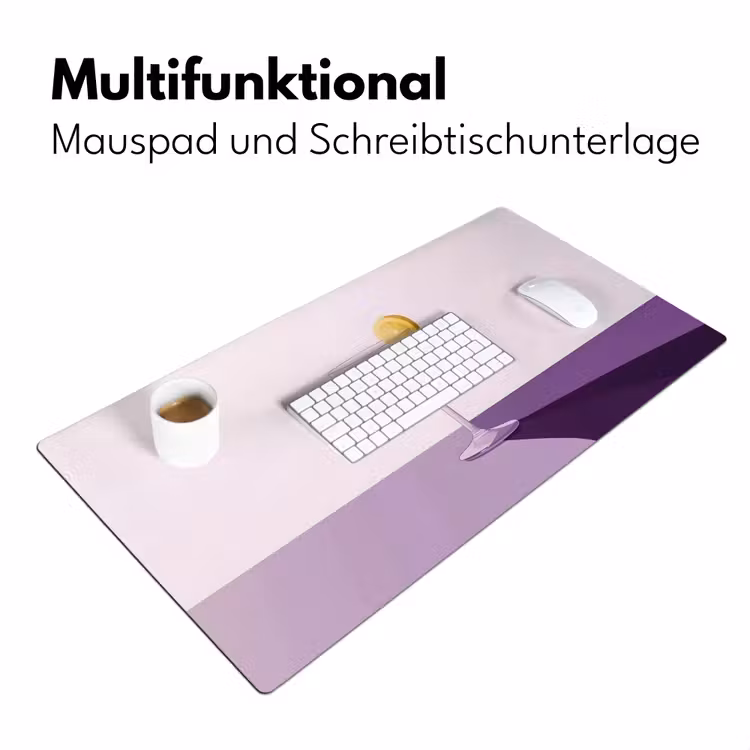 Cocktail - Paars - Minimalistisch - Citroen Muismat XXL klein -ysfeer4_duits