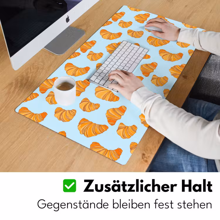 Croissant - Speels - Blauw Muismat XXL klein 681 -ysfeer3_duits
