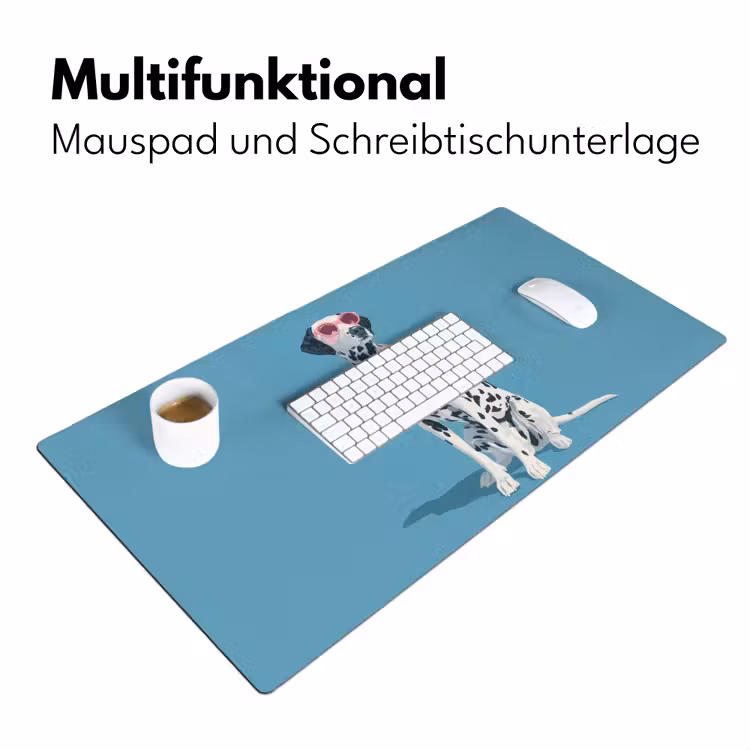 Dalmatiër - Zonnebril - Blauw Muismat XXL klein -ysfeer4_duits