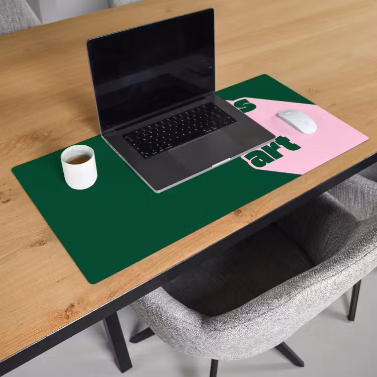 This is art - Schaduw - Roze Muismat XXL klein -sfeer1