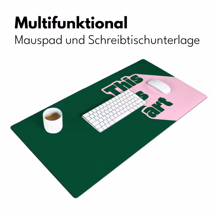 This is art - Schaduw - Roze Muismat XXL klein -ysfeer4_duits