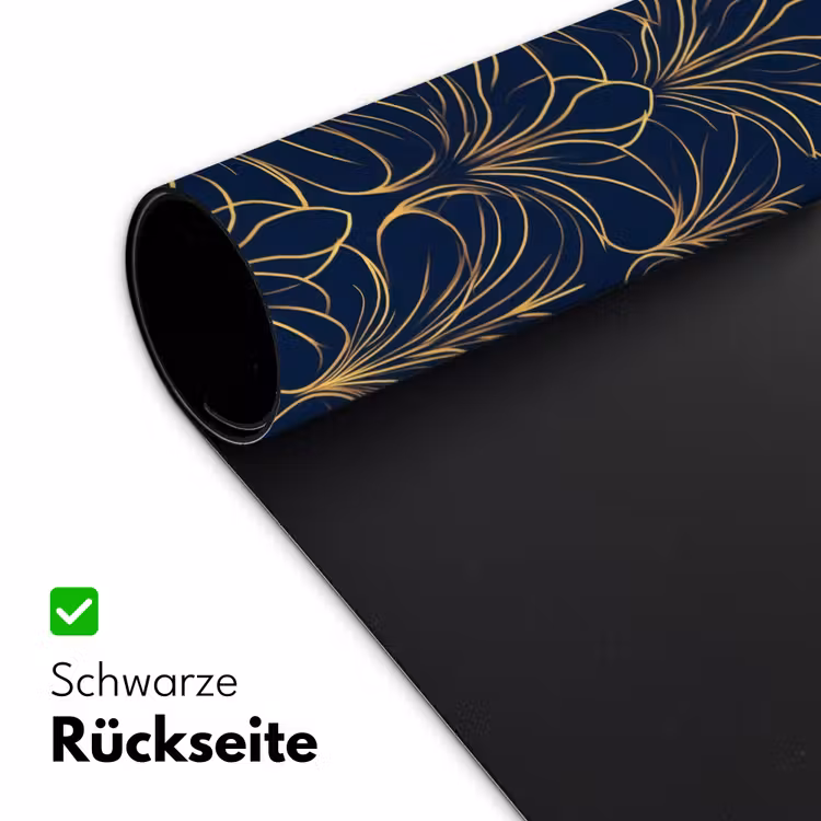 Deco - Waaier - Blauw Muismat XXL klein 681 -ysfeer2_duits