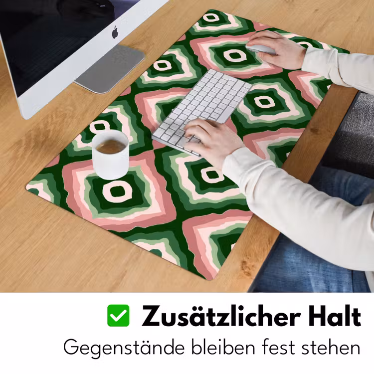 Ontwerp - Organisch - Kleurrijk Muismat XXL klein 681 -ysfeer3_duits