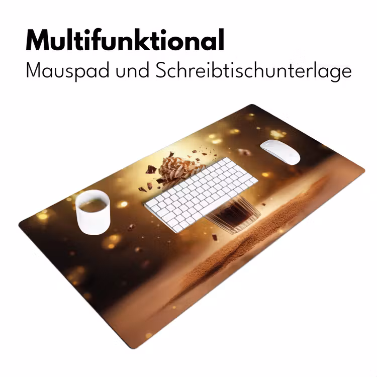 Dessert - Chocolade - Zoet - Eten Muismat XXL klein -ysfeer4_duits