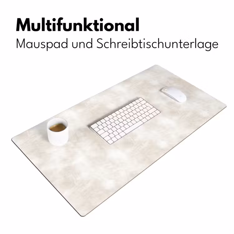 Subtiel - Structuur - Beige Muismat XXL klein 681 -ysfeer4_duits