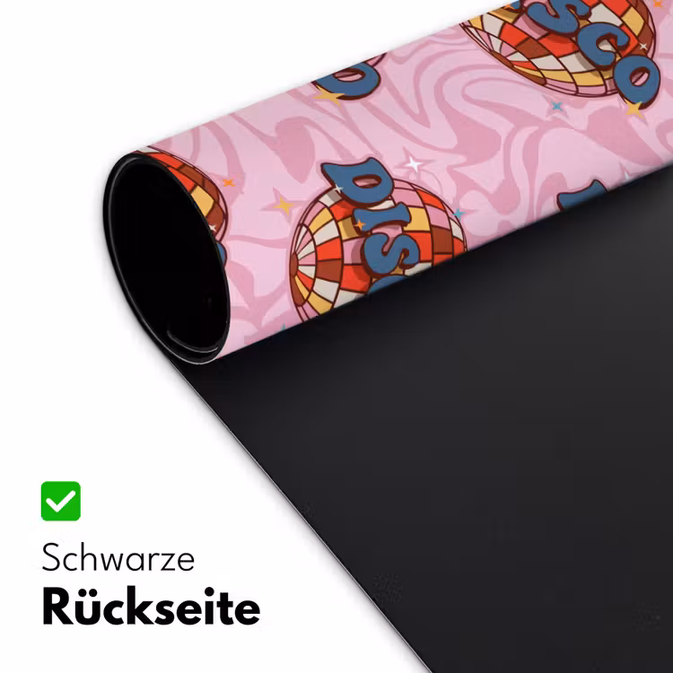 Disco - Bal - Patroon - Roze Muismat XXL klein 681 -ysfeer2_duits