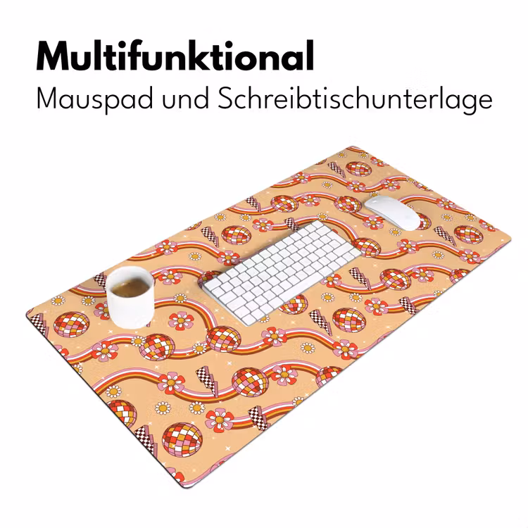 Disco - Patroon - Lijnen Muismat XXL klein 681 -ysfeer4_duits