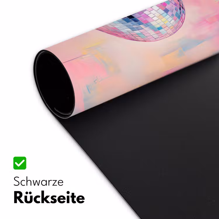 Discobal - Pink - Verf Muismat XXL klein -ysfeer2_duits