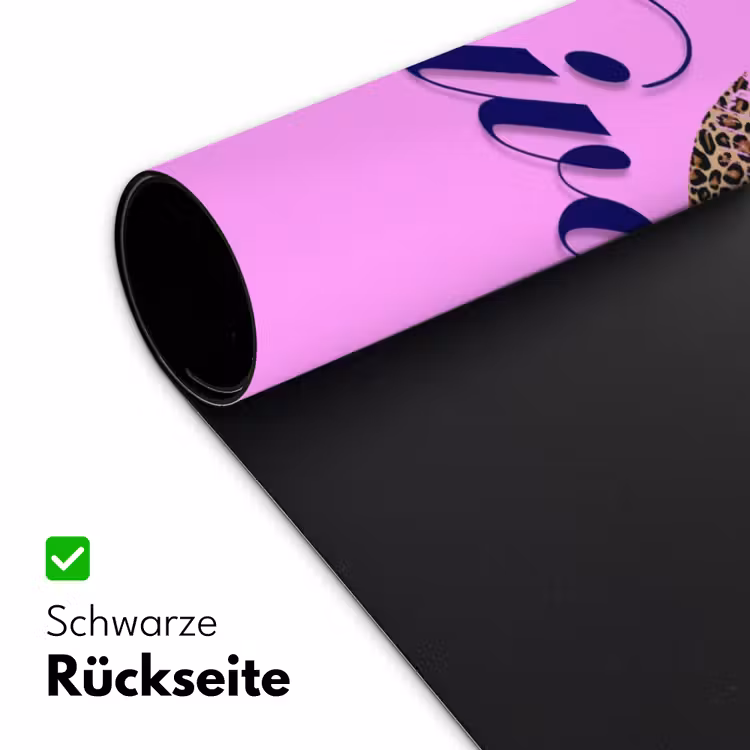Diva - Lip - Panterprint - Roze Muismat XXL klein -ysfeer2_duits