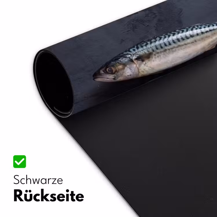 Schreibtischunterlage - Drei Fische – Seil - Drie vissen - Touw Muismat XXL klein