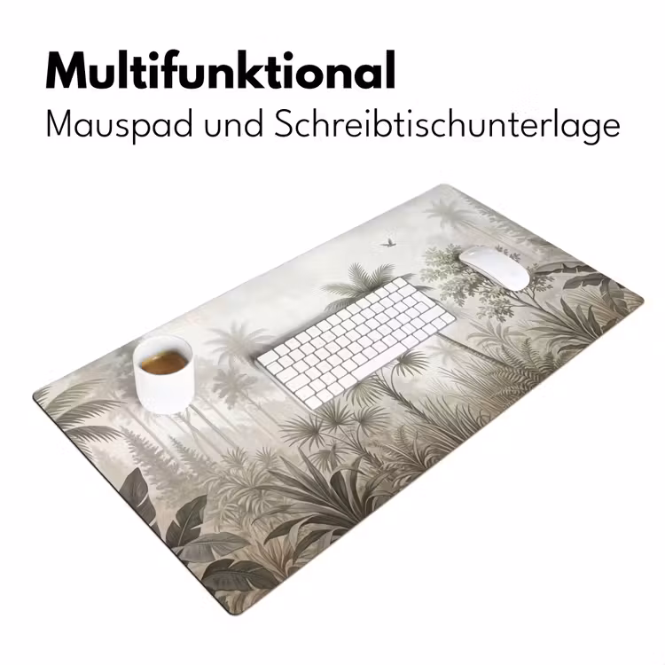 Jungle - Palmbomen - Natuur Muismat XXL klein -ysfeer4_duits