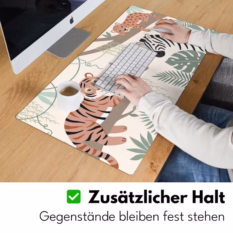 Jungle - Rustiek - Pastel Muismat XXL klein -ysfeer3_duits