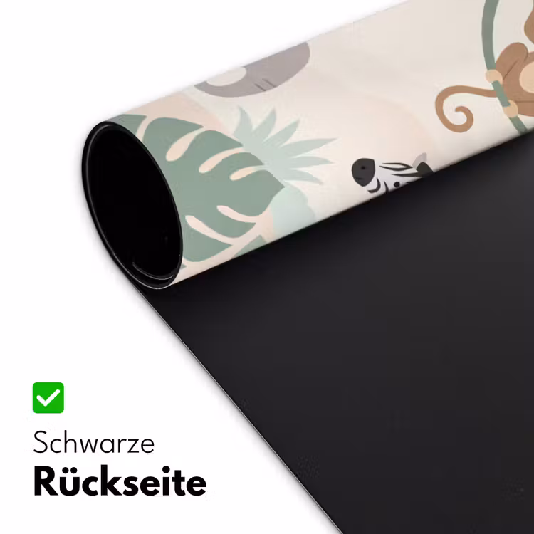 Jungle - Dieren - Groen Muismat XXL klein -ysfeer2_duits