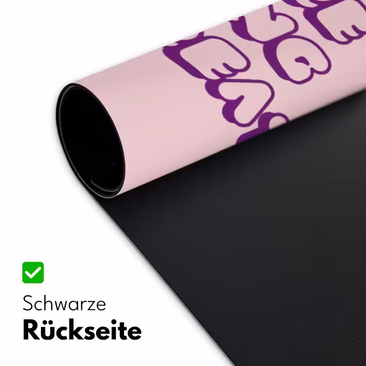 You're doing great - Roze - Bubble letters Muismat XXL klein -ysfeer2_duits
