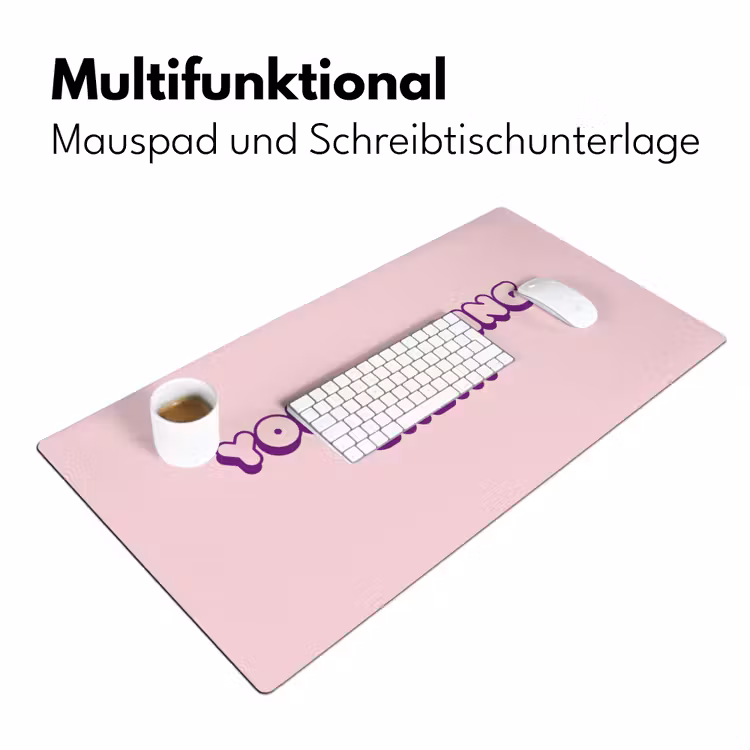 You're doing great - roze - 3D Muismat XXL klein -ysfeer4_duits