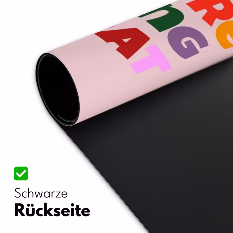 You're doing great - Roze - Kleurrijk Muismat XXL klein -ysfeer2_duits