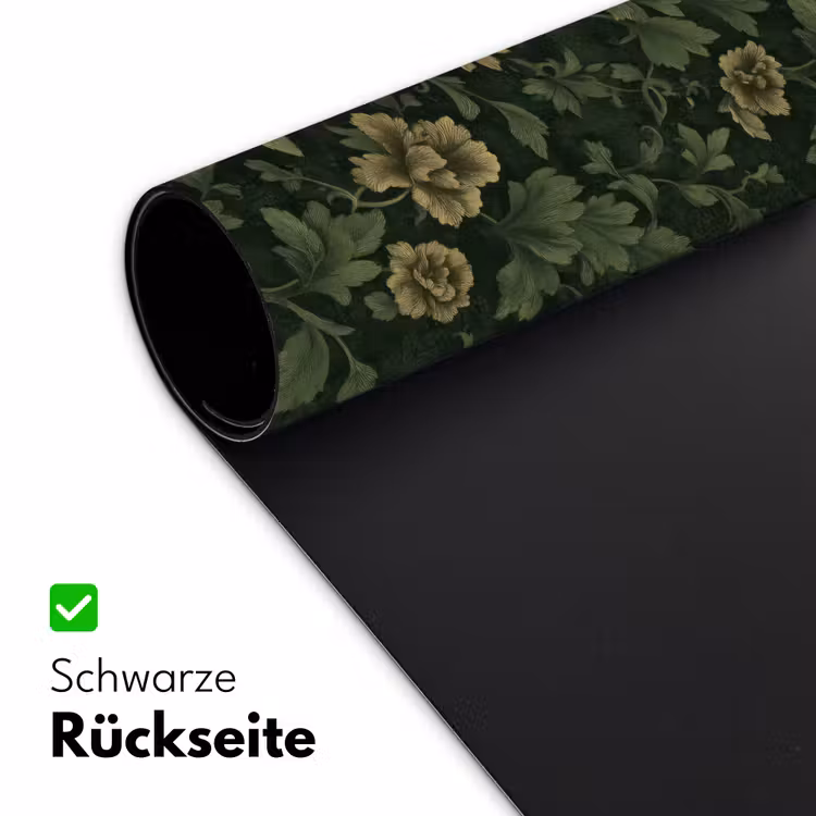 Donker - Groen - Goud - Botanisch Muismat XXL klein 681 -ysfeer2_duits