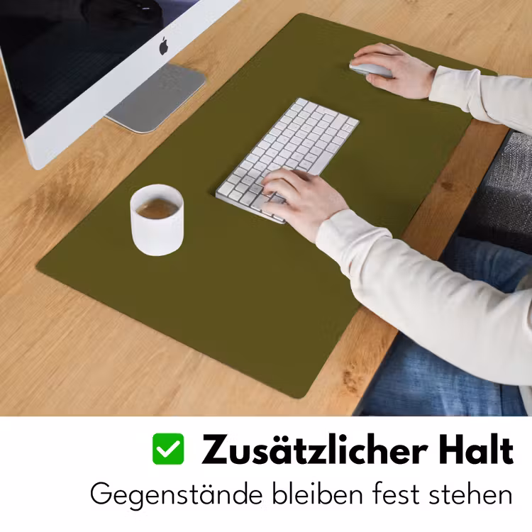 Dark - Olive - Groen Muismat XXL klein 681 -ysfeer3_duits