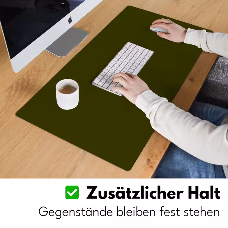Dark - Olive - Groen Muismat XXL klein 681 -ysfeer3_duits