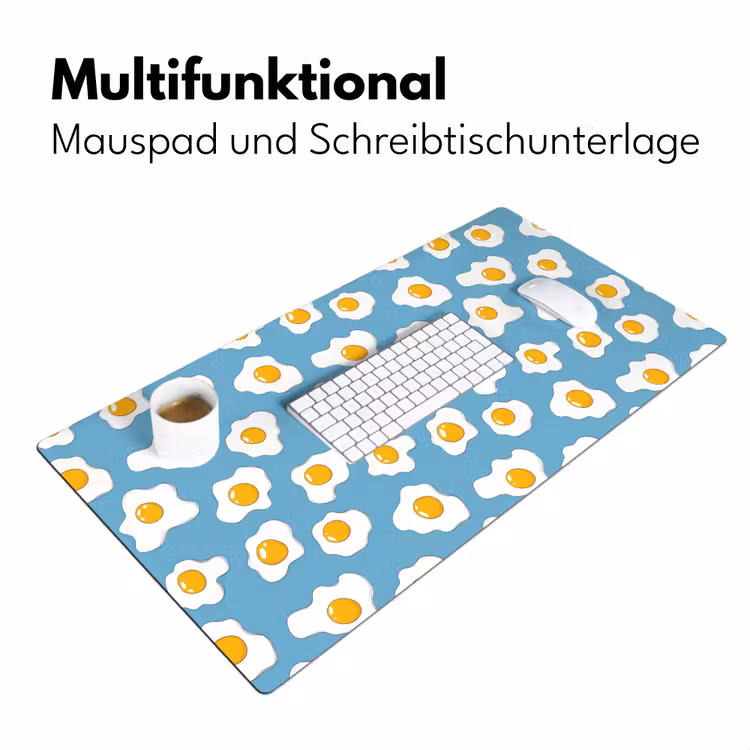 Eieren - Dooiers - Blauw Muismat XXL klein 681 -ysfeer4_duits