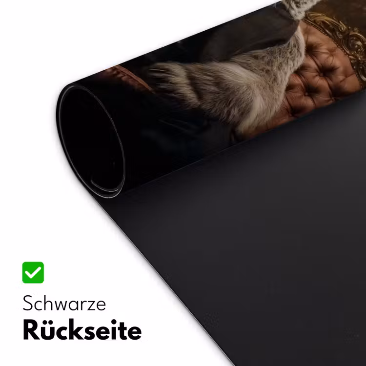 Ijsbeer - Hoed - Bril - Stoel Muismat XXL klein -ysfeer2_duits
