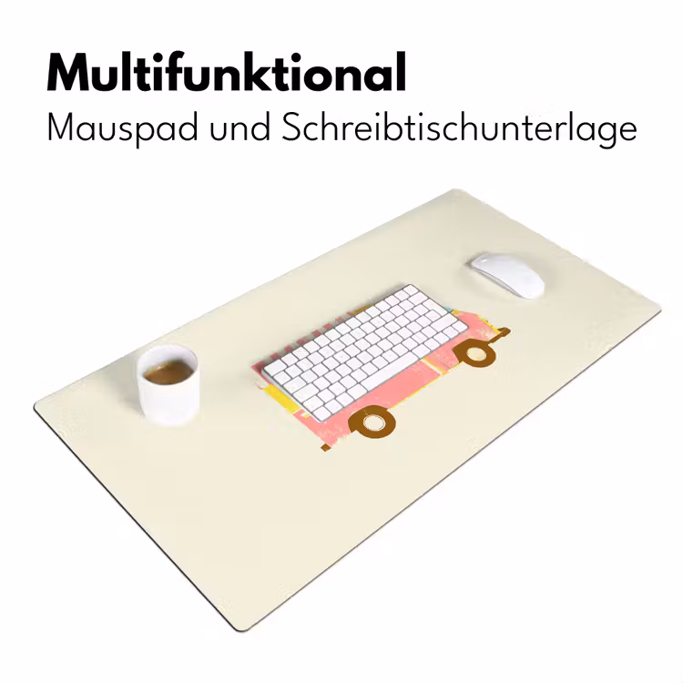 Ijskar - Retro - Softijsjes - Roze Muismat XXL klein -ysfeer4_duits