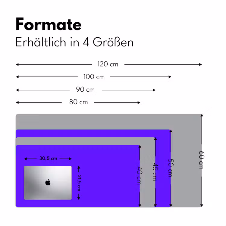 Electric - Indigo - Paars Muismat XXL klein 681 -ysfeer5_duits