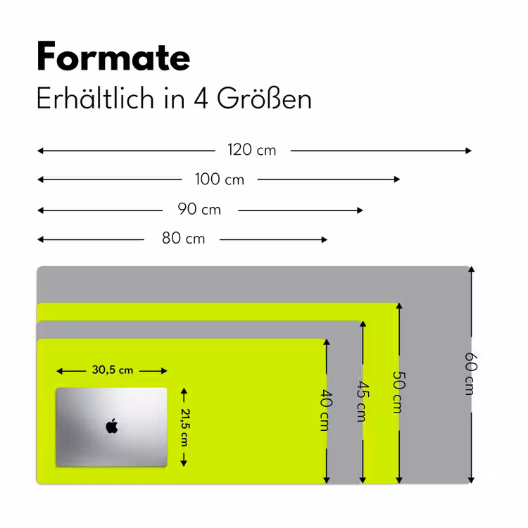 Electric - Lemon - Geel Muismat XXL klein 681 -ysfeer5_duits