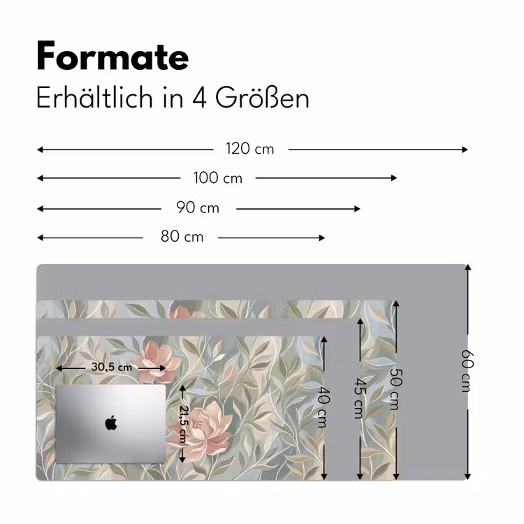 Elegant - Romantiek - Roze Muismat XXL klein -ysfeer5_duits