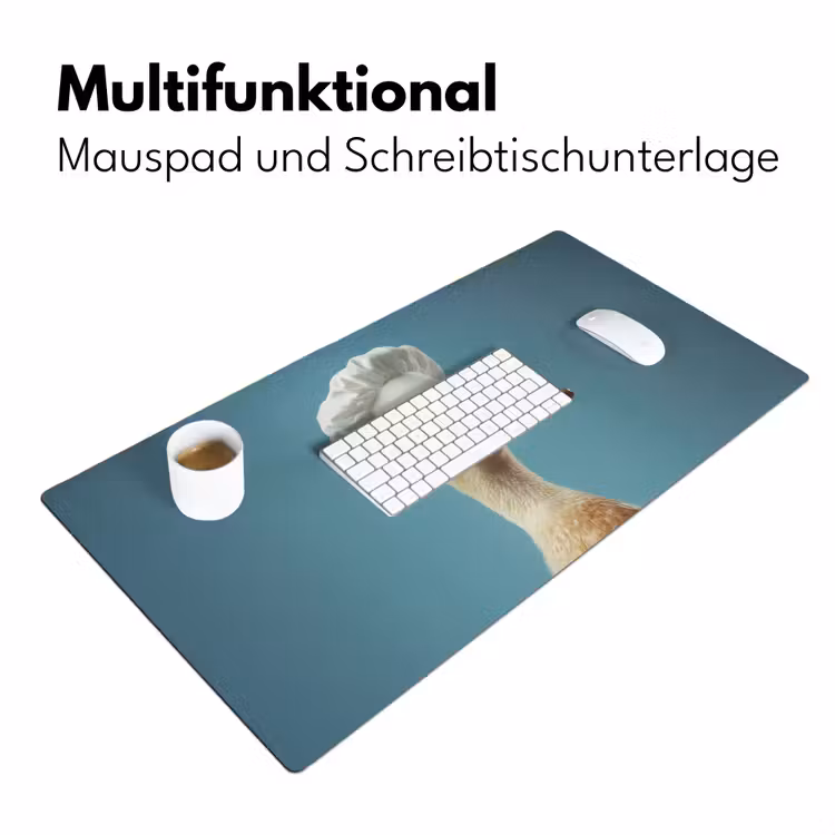 Eend - Koksmuts - Cute - Vogel Muismat XXL klein -ysfeer4_duits