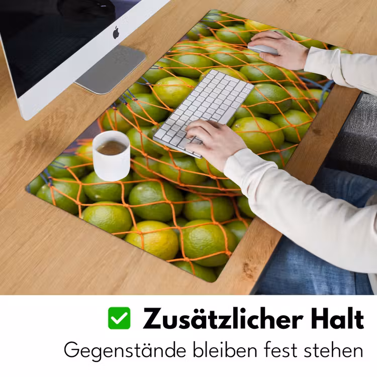 Eten - Net - Groen - Markt Muismat XXL klein -ysfeer3_duits