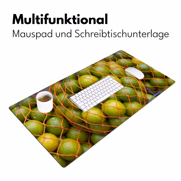 Eten - Net - Groen - Markt Muismat XXL klein -ysfeer4_duits