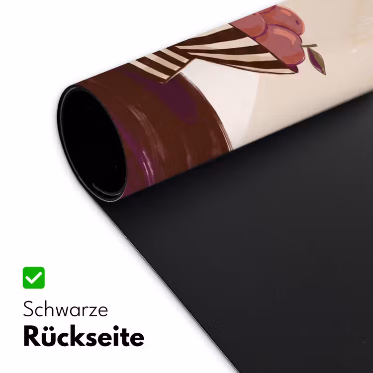 Schreibtischunterlage - Essen – Schale – Stillleben – Modern – Rot - Eten - Schaal - Stilleven - Modern - Rood Muismat XXL klein