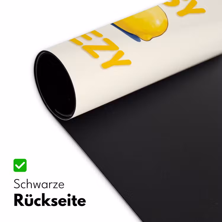 Schreibtischunterlage - Essen – Zitronen – Küche – Illustration – Gelb - Eten - Citroenen - Keuken - Illustratie - Geel Muismat XXL klein