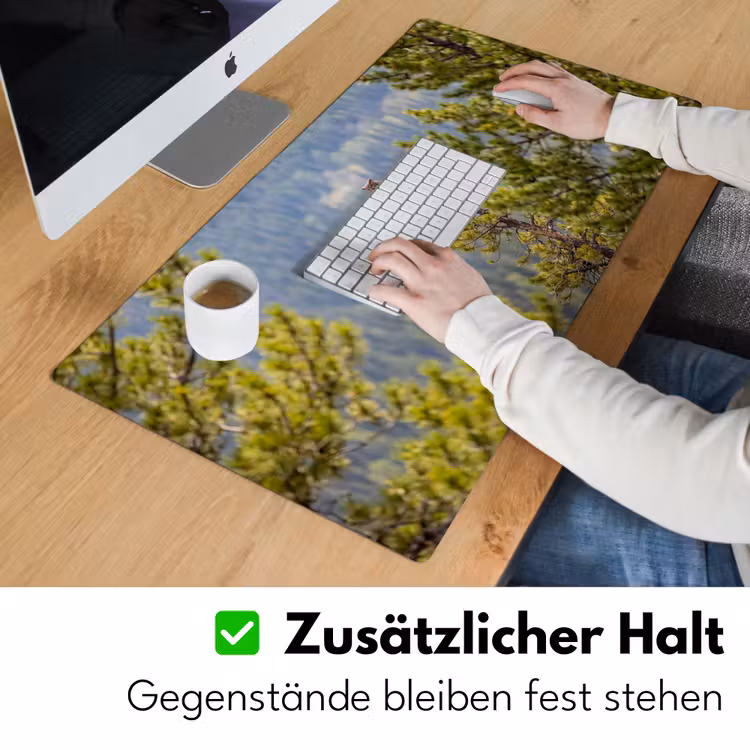 Uil - Oehoe - Bomen - Natuur Muismat XXL klein -ysfeer3_duits