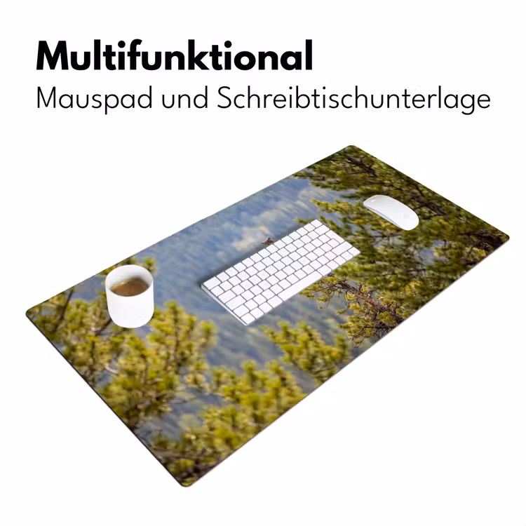 Uil - Oehoe - Bomen - Natuur Muismat XXL klein -ysfeer4_duits