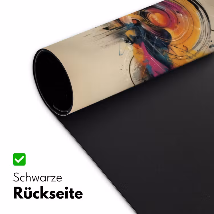 Explosie - Kleurrijk - Vormen - Abstract Muismat XXL klein -ysfeer2_duits